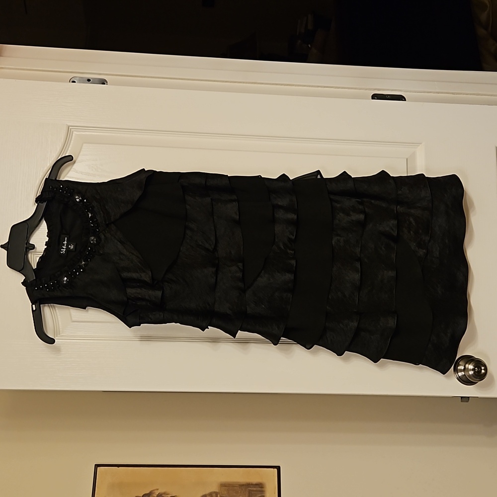 Black cocktail dress